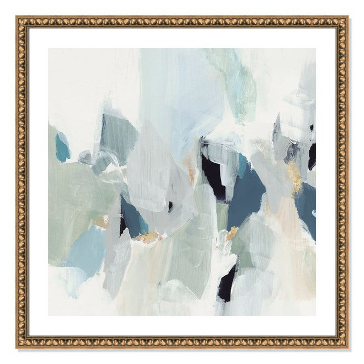 Little Talks III' by Isabelle Z - Painting Print Casa Fine Arts Size: 33.25" H x 33.25" W x 1.13" D Format: Gold Bead Framed Paper