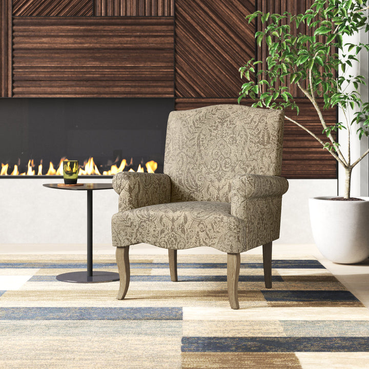 Belle 30" W Polyester Armchair Laurel Foundry Modern Farmhouse® Fabric: Damask Chenille