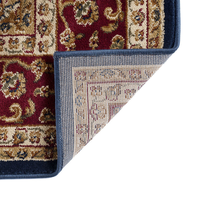 Clarence Oriental Navy Blue/Red Area Rug Astoria Grand Rug Size: Rectangle 10'6" x 14'6"