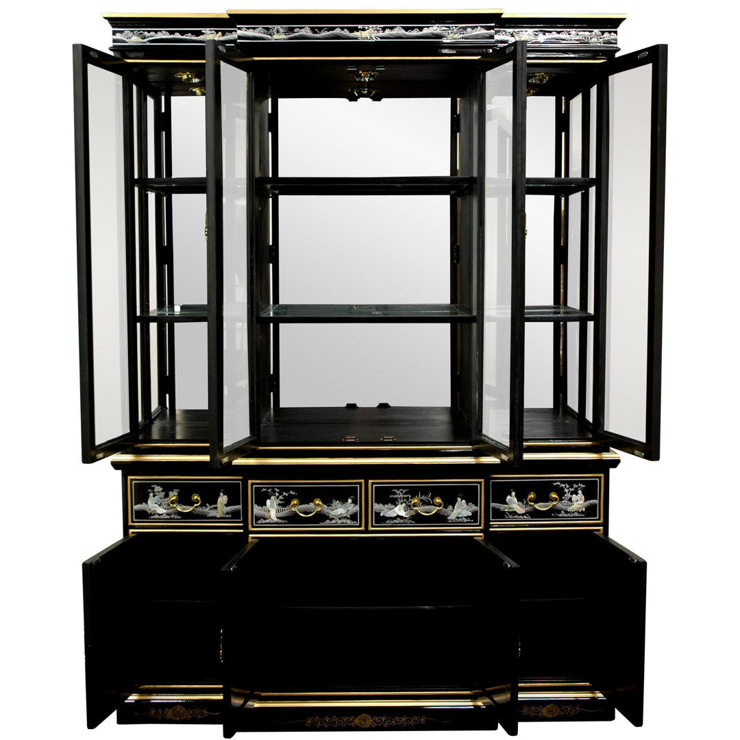 Dianah Lighted China Cabinet Bungalow Rose