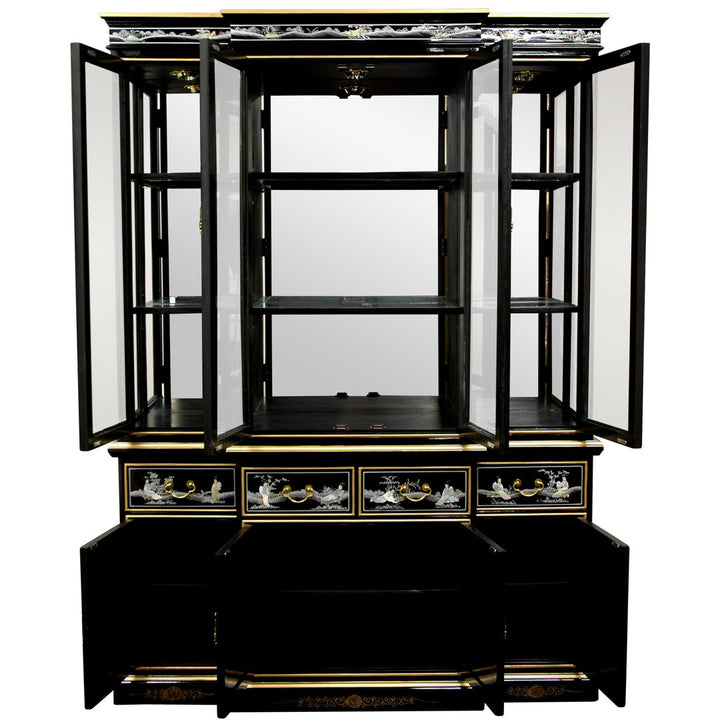 Dianah Lighted China Cabinet Bungalow Rose