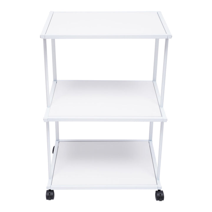3-Shelf Office Printer Stand with Wheels YaoTown
