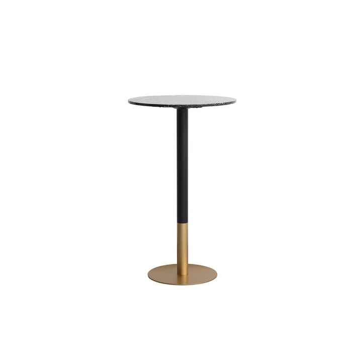 Brock Counter Height Dining Table Etta Avenue™ Top Color: Black