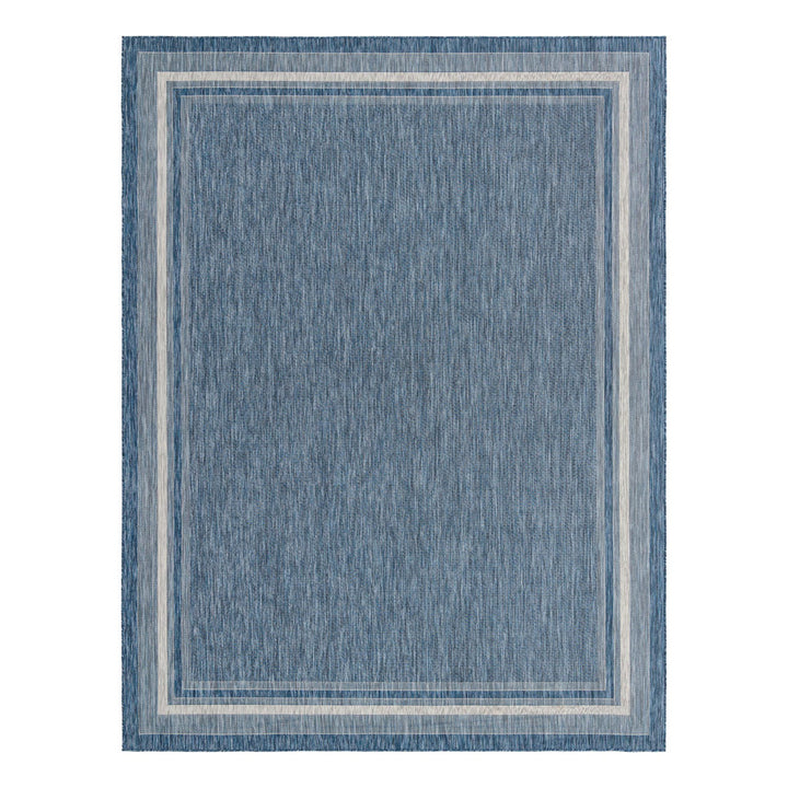 Swanee Blue Indoor / Outdoor Area Rug Arlmont & Co. Rug Size: Rectangle 10' x 13'