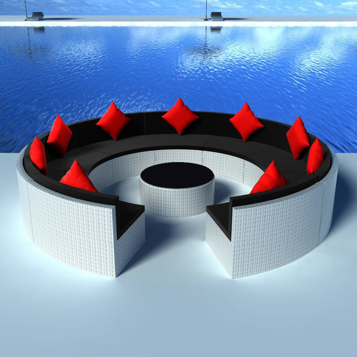 Davian Sectional Seating Group with Cushions Orren Ellis Color: White