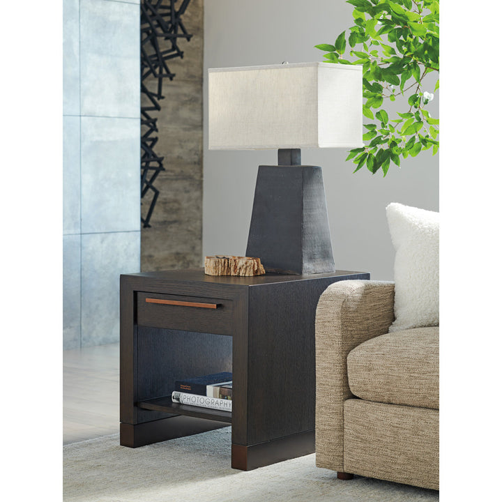 Park City Heber Drawer End Table Barclay Butera