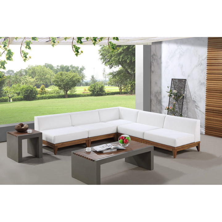 Iriyana 100" Wide Outdoor Symmetrical Patio Sectional with Cushions Winston Porter