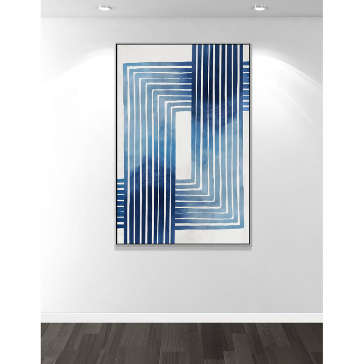 In Unison by Eva Watts - Painting Print Joss & Main Size: 61.5" H x 41.5" W x 2" D Format: Silver Framed Canvas