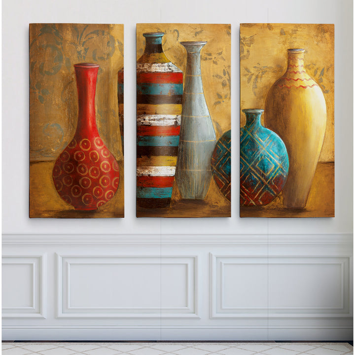 Vessels of Tabuk - Multi-Piece Image on Canvas Langley Street® Overall Size: 32" H x 48" W x 1.5" D