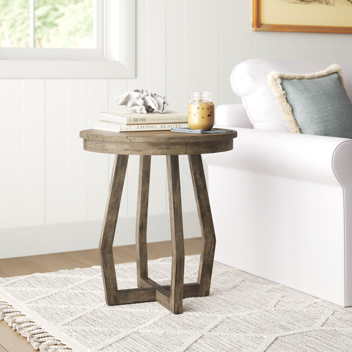 Tanner Cross Legs End Table Sand & Stable™
