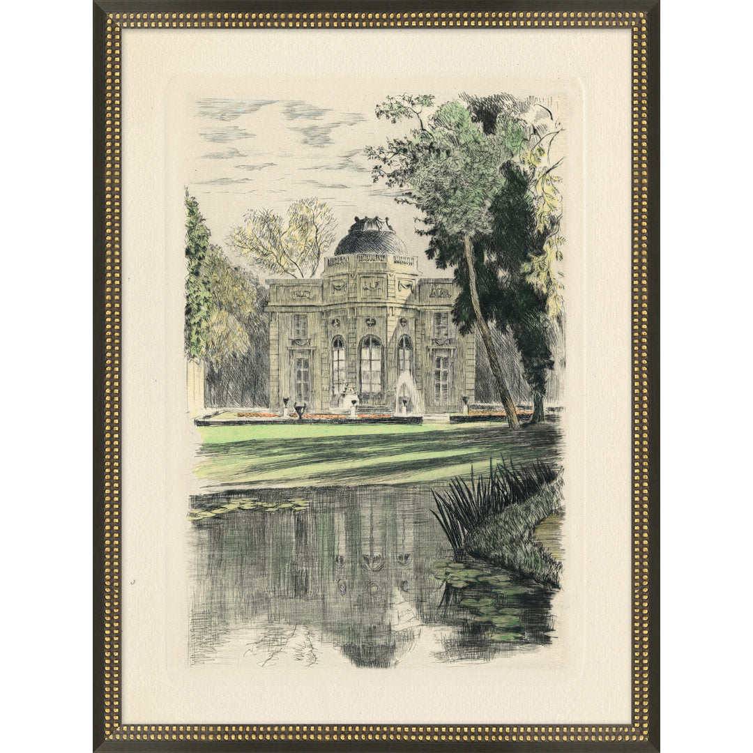 Versailles Gardens 3 - Picture Frame Painting Wendover Art Group