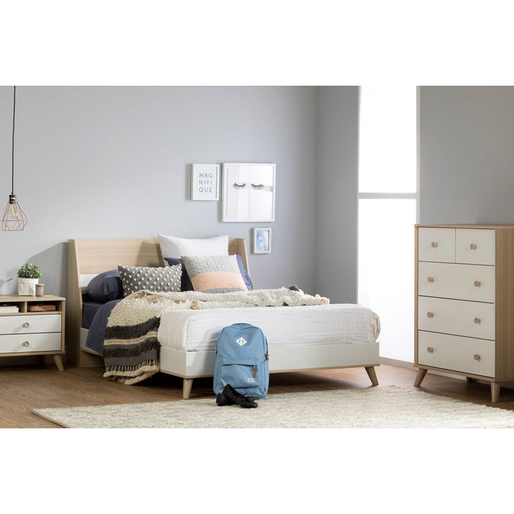 Rafferty Kids 5- Drawer Chest AllModern Color: Soft Elm/Pure White