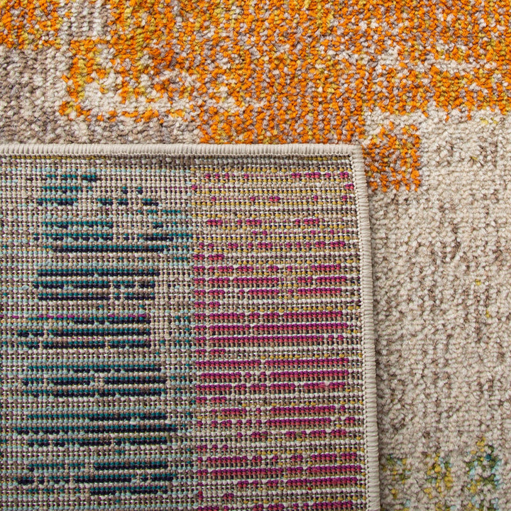 Felty Abstract Ivory/Multi Area Rug Langley Street® Rug Size: Round 9'