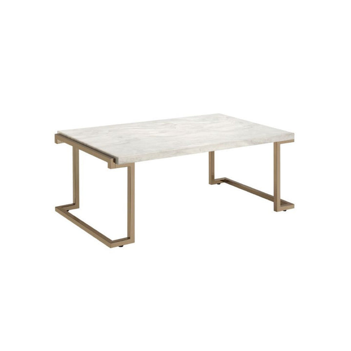 Luthersville Sled Coffee Table in Champagne Willa Arlo™ Interiors