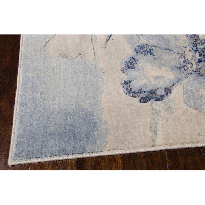 Arnim Floral Blue/Ivory Area Rug Lark Manor™ Rug Size: Rectangle 2'6" x 4'
