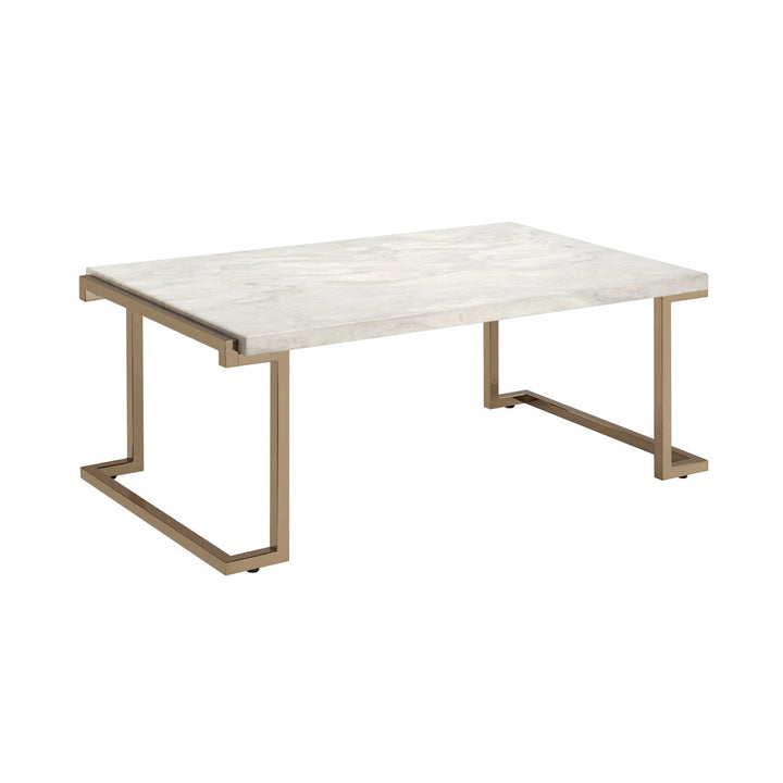 Luthersville Sled Coffee Table in Champagne Willa Arlo™ Interiors