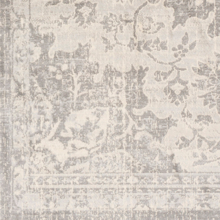 Hilyard Machine Oriental Gray Area Rug Laurel Foundry Modern Farmhouse® Rug Size: Round 7'10"