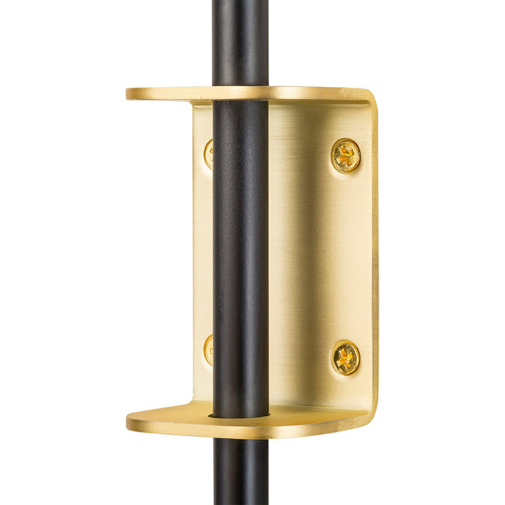 Birchanger 1 - Light Plug-In Armed Sconce Wrought Studio™ Finish: Satin Brass