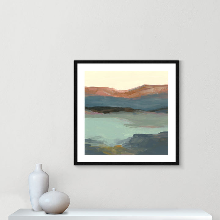 Rolling Bluffs by Carol Robinson - Painting Print Joss & Main Size: 28.75" H x 28.75" W x 0.75" D Format: Black Wood Framed Paper