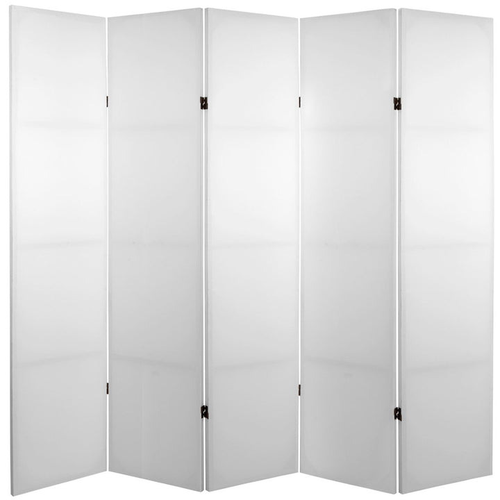6 Ft. Tall Nayomi Blank Canvas DIY Room Divider Latitude Run® Number of Panels: 5