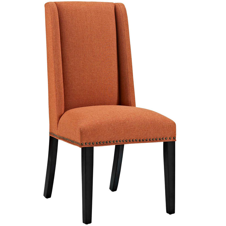 Modway Baron Dining Chair Modway Upholstery Color: Orange
