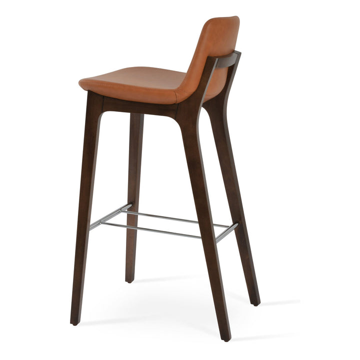Pera HB Wood Bar & Counter Stool sohoConcept Color: Brown Seat Height: Bar Stool (29" Seat Height)