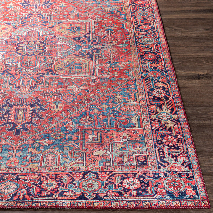 Fleckenstein Oriental Burgandy Area Rug Langley Street® Rug Size: Rectangle 7'6" x 9'6"