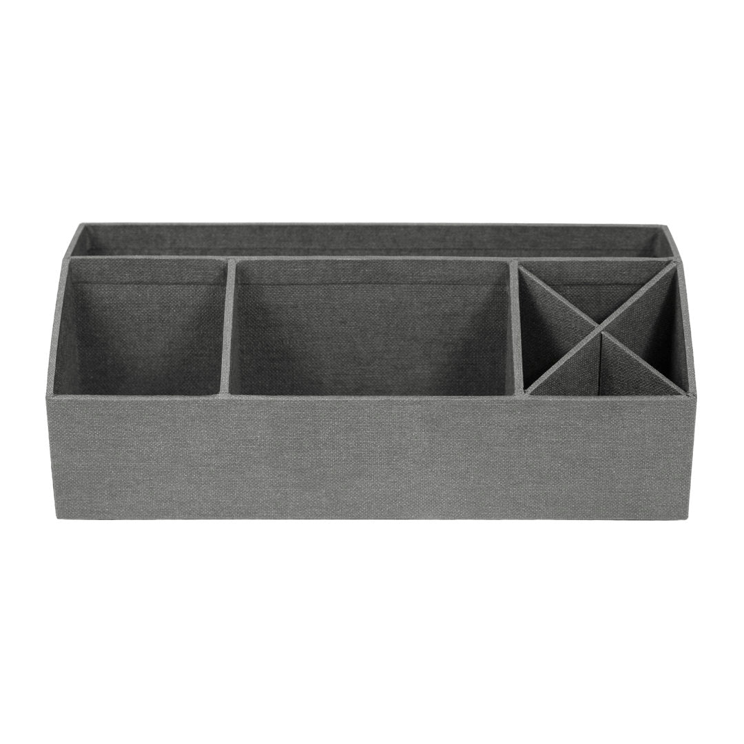 Elisa Desk Supplies Organizer Bigso Color: Canvas Grey