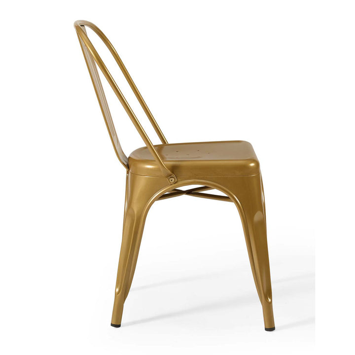 Promenade Bistro Dining Side Chair by Modway (Set of 2) Modway Color: Gold