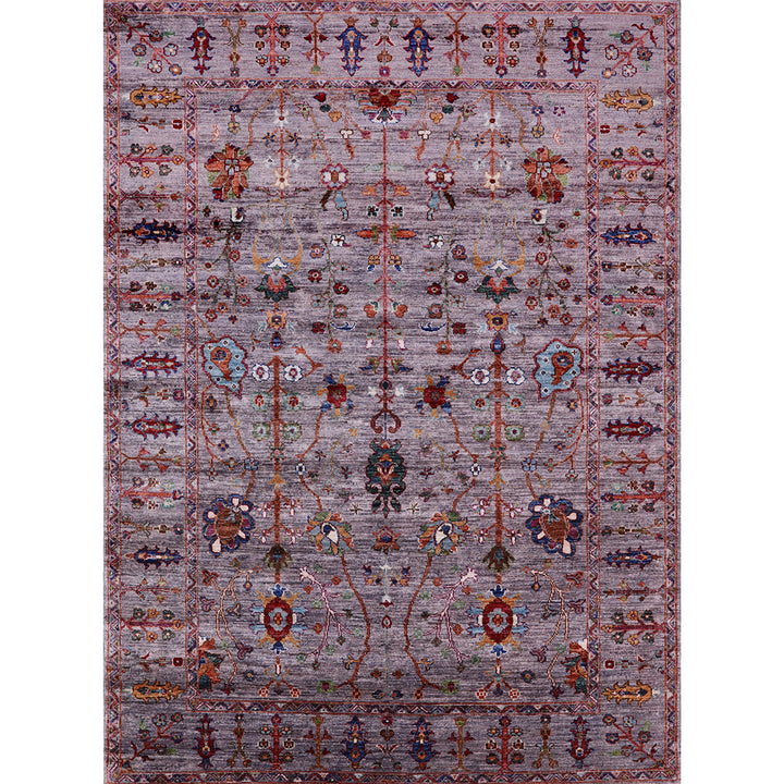 Future Tense Oriental Purple Area Rug Bungalow Rose Rug Size: Rectangle 6' x 9'