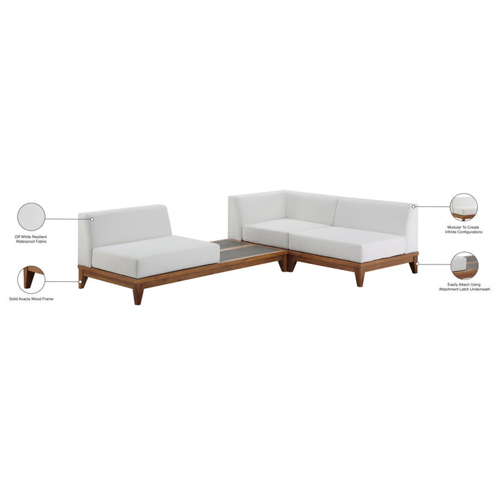 Immie 94" Wide Outdoor Right Hand Facing Patio Sectional with Cushions Winston Porter