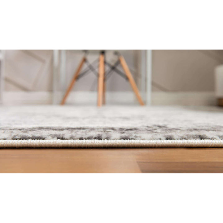 Brandt Floral Gray Area Rug Mistana™ Rug Size: Rectangle 8' x 10'