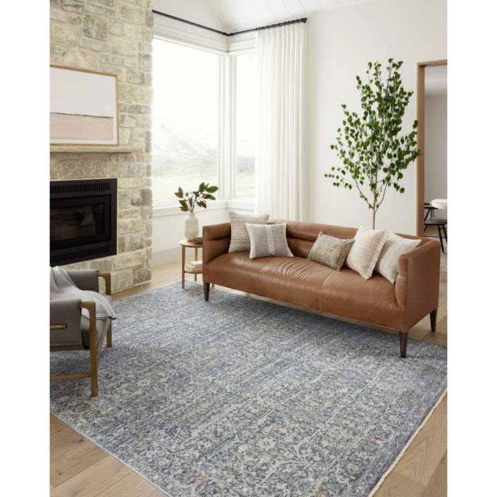 Angela Rose x Loloi Blake Denim / Taupe Area Rug Angela Rose x Loloi Rug Size: Rectangle 2' x 3'