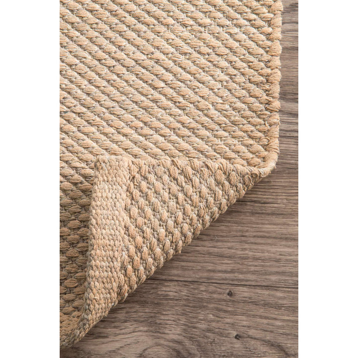 Parnell Farmhouse Eco-friendly Handmade Soft Cotton Tan Rug Union Rustic Rug Size: Rectangle 6' x 9'