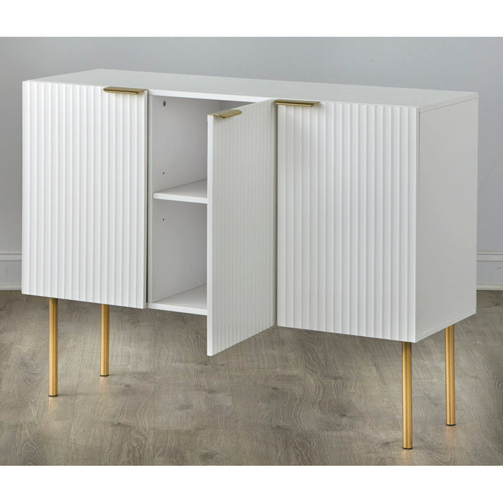 Santillanes 47.25'' Wide Sideboard Willa Arlo™ Interiors Color (Base/Top): White/White