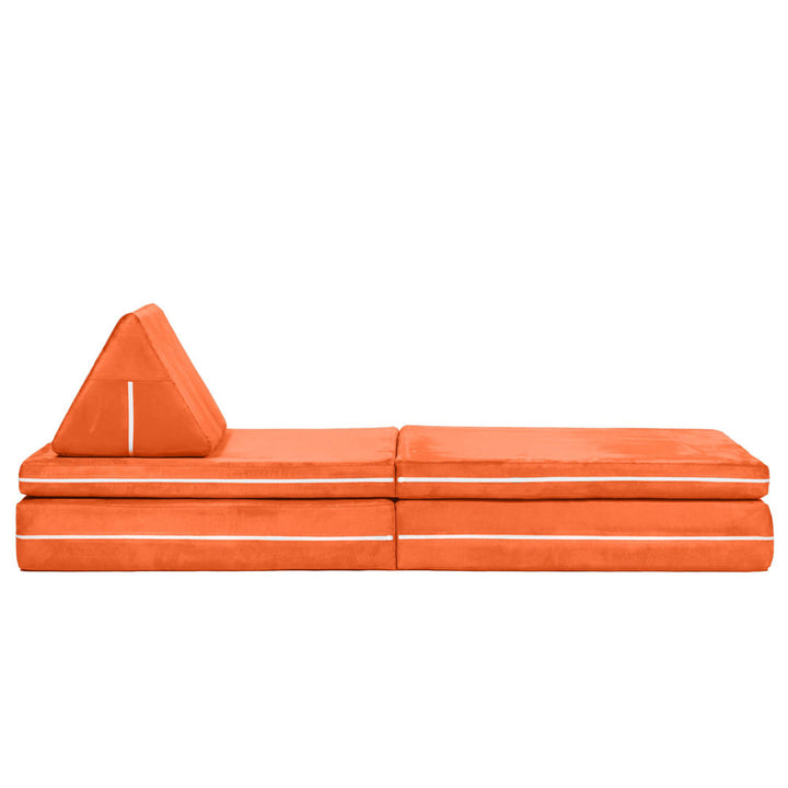 Marrero  Zipline Playscape - Imaginative Furniture Playset for Creative Kids Isabelle & Max™ Color: Mandarin