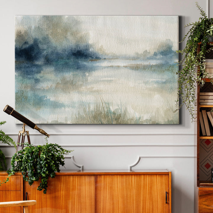 Still Evening Waters II - Wrapped Canvas Print Wade Logan® Size: 32" H x 48" W x 1" D