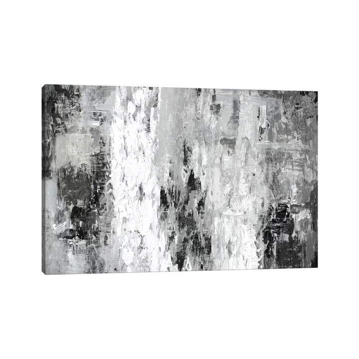 Black And White Abstract IV by PI Studio - Wrapped Canvas Print The Twillery Co.® Size: 12" H x 18" W x 1.5" D Format: Wrapped Canvas