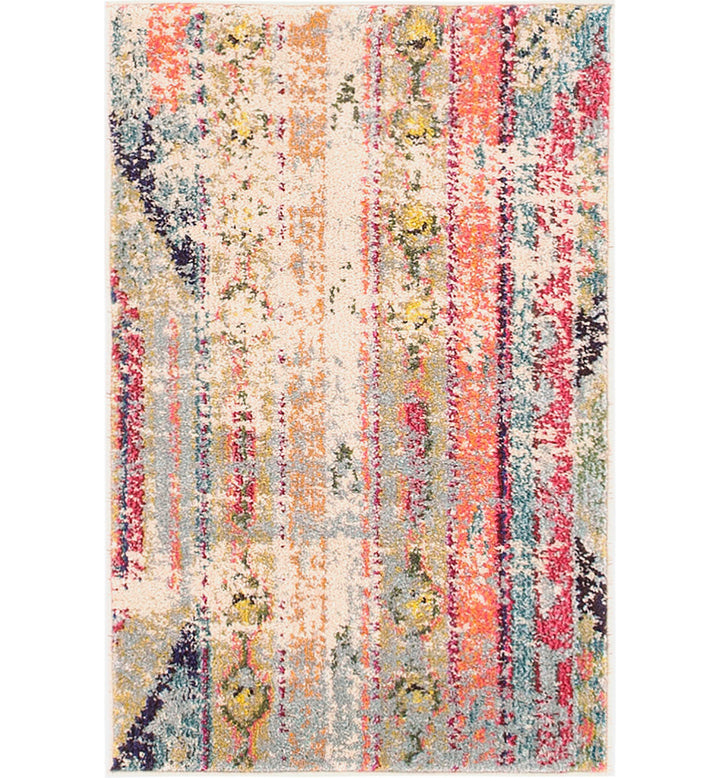 Galan Pink/Orange/Yellow Area Rug Mistana™ Rug Size: Rectangle 2' x 3'