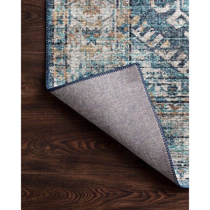Gelo Oriental Denim/Gray Area Rug Bungalow Rose Rug Size: Rectangle 7'6" x 9'6"