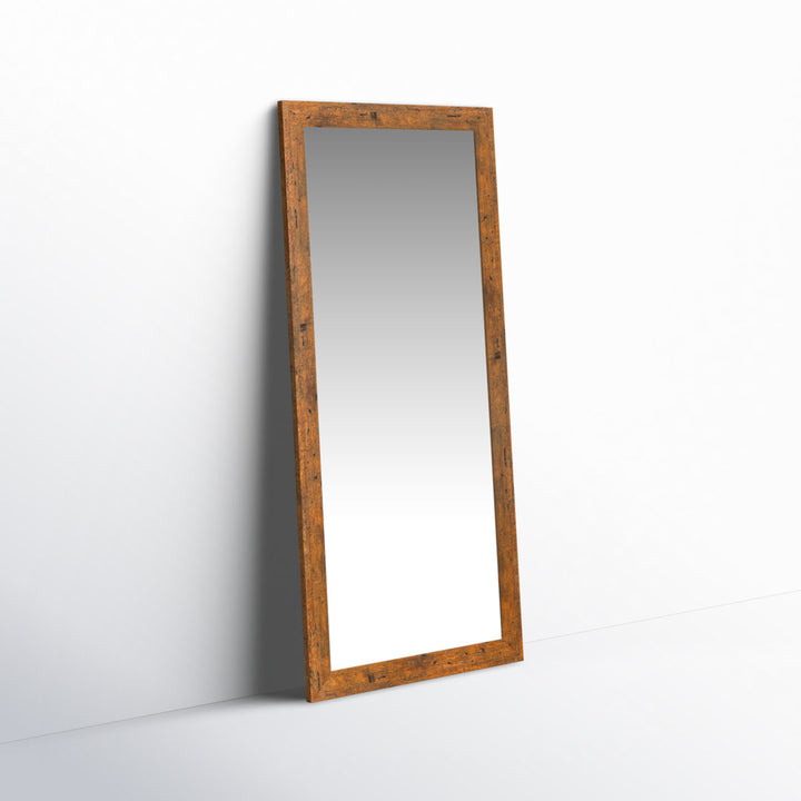 Lundeen Mirror Andover Mills™ Size: 65.5" H x 30.5" W Finish: Light Walnut