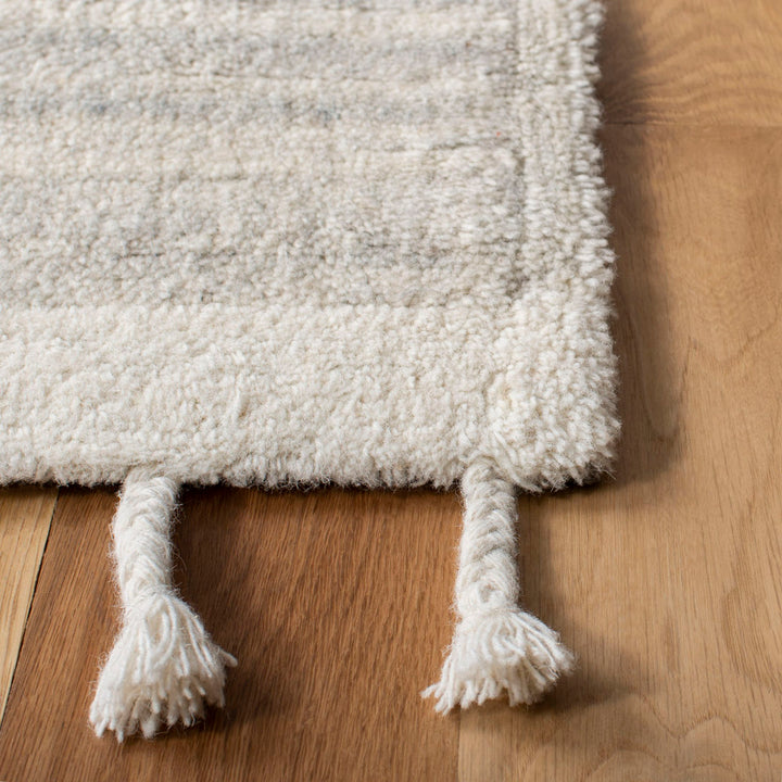 Adelia Geometric Hand Tufted Wool Beige Area Rug Steelside™ Rug Size: Rectangle 5' x 8'