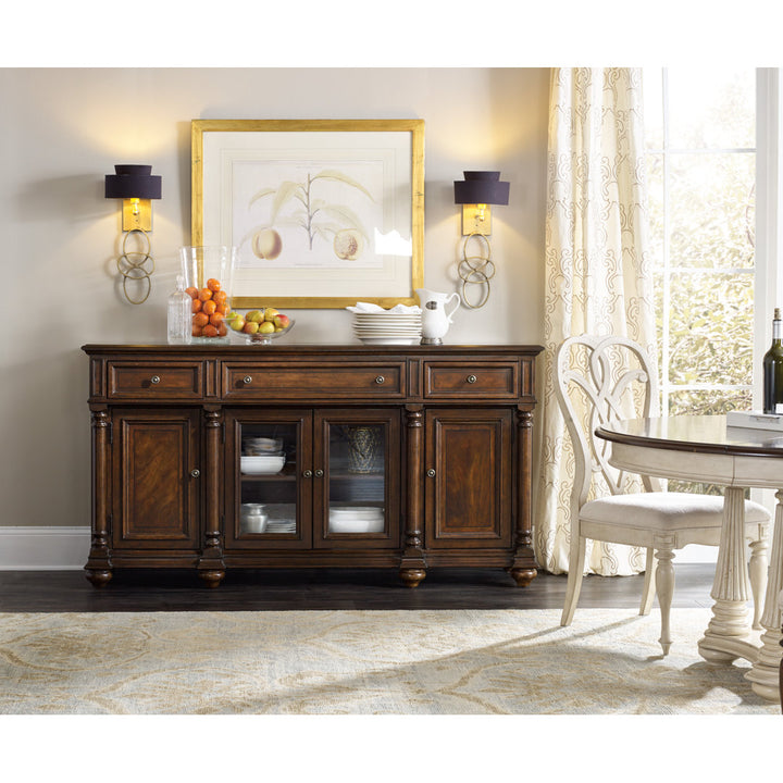 Leesburg 72" Wide 3 Drawer Sideboard Hooker Furniture