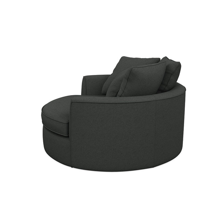 Ashonte Anjuan 61" Wide Polyester Barrel Chair Wade Logan® Fabric: Entice Steel