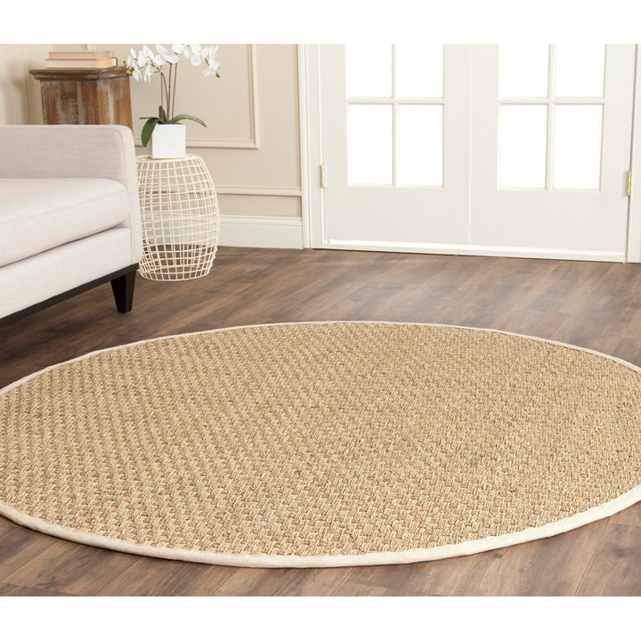 Dollard Natural Fiber Seagrass Rug Breakwater Bay Rug Size: Round 7'