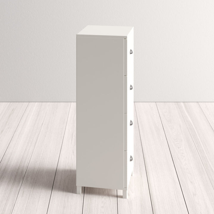 Brodan 4-Drawer Vertical Filing Cabinet Winston Porter Color: Antique White