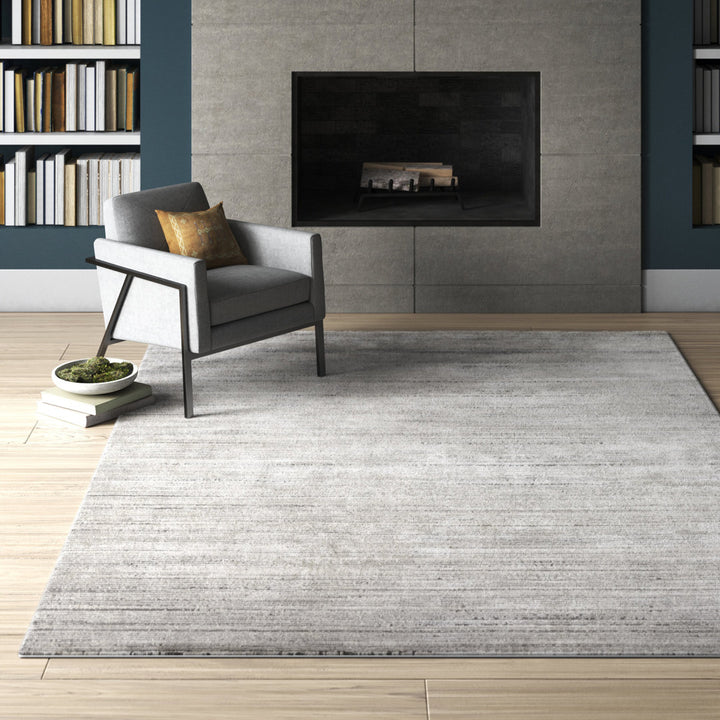 Bridgeton Gray Sleek Area Rug Greyleigh™ Rug Size: Rectangle 7'10" x 10'2"