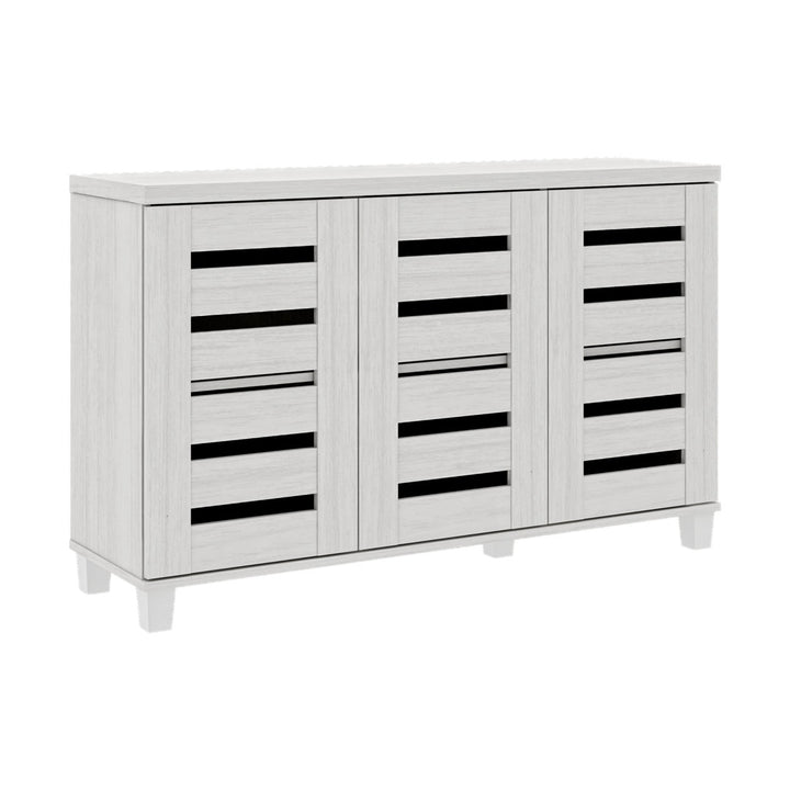 Lismore 16 Pair Shoe Storage Cabinet Steelside™ Finish: Pearl White