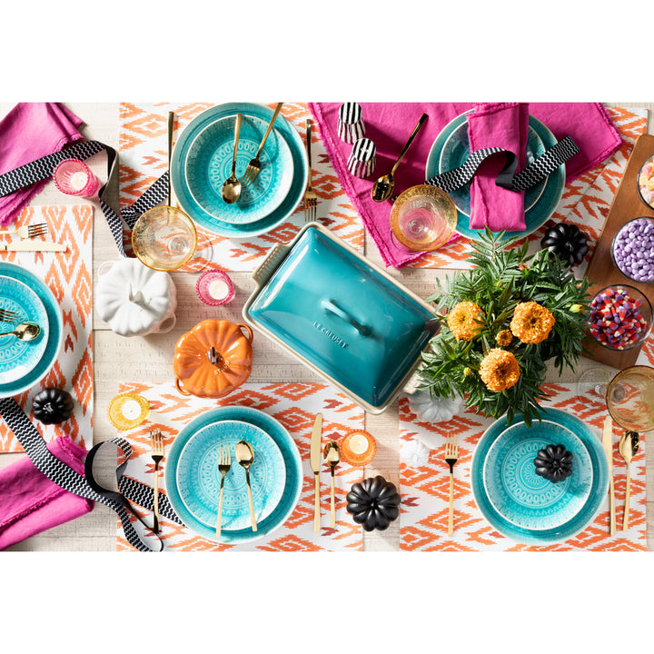 Valerie Dining Table Grain Wood Furniture Color: Off White