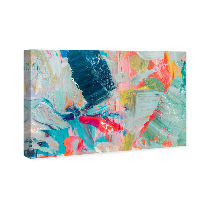 Abstract That Love Feeling - Graphic Art on Canvas Oliver Gal Prints Size: 10" H x 15" W Format: Wrapped Canvas